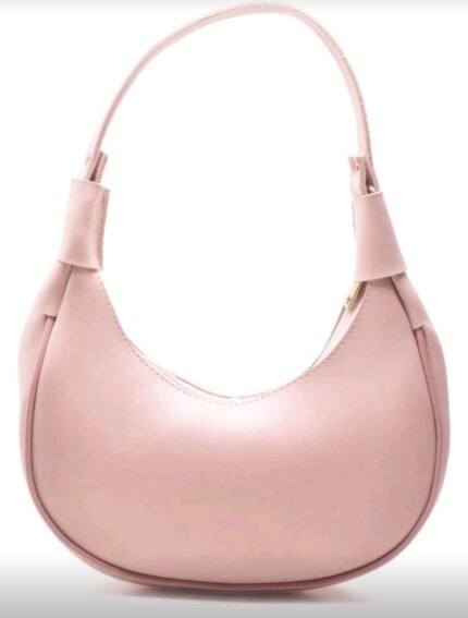 Bolsa ombro meia lua rose