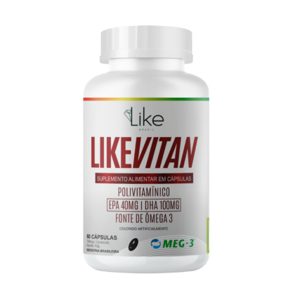 Suplemento alimentar Polivitaminico LIKEVITAN 60 cápsulas