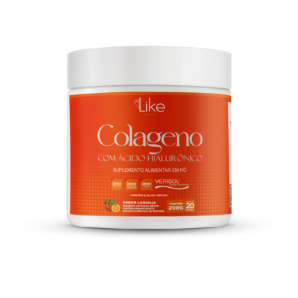 Colágeno Verisol laranja com ácido hialurônico 200g