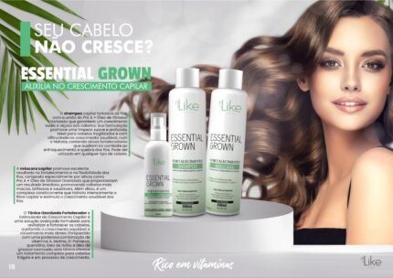 LINHA ESSENTIAL - SHAMPOO, MÁSCARA e TÔNICO