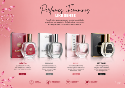 PERFUMES FEMININO LIKE SENSE 50ML
